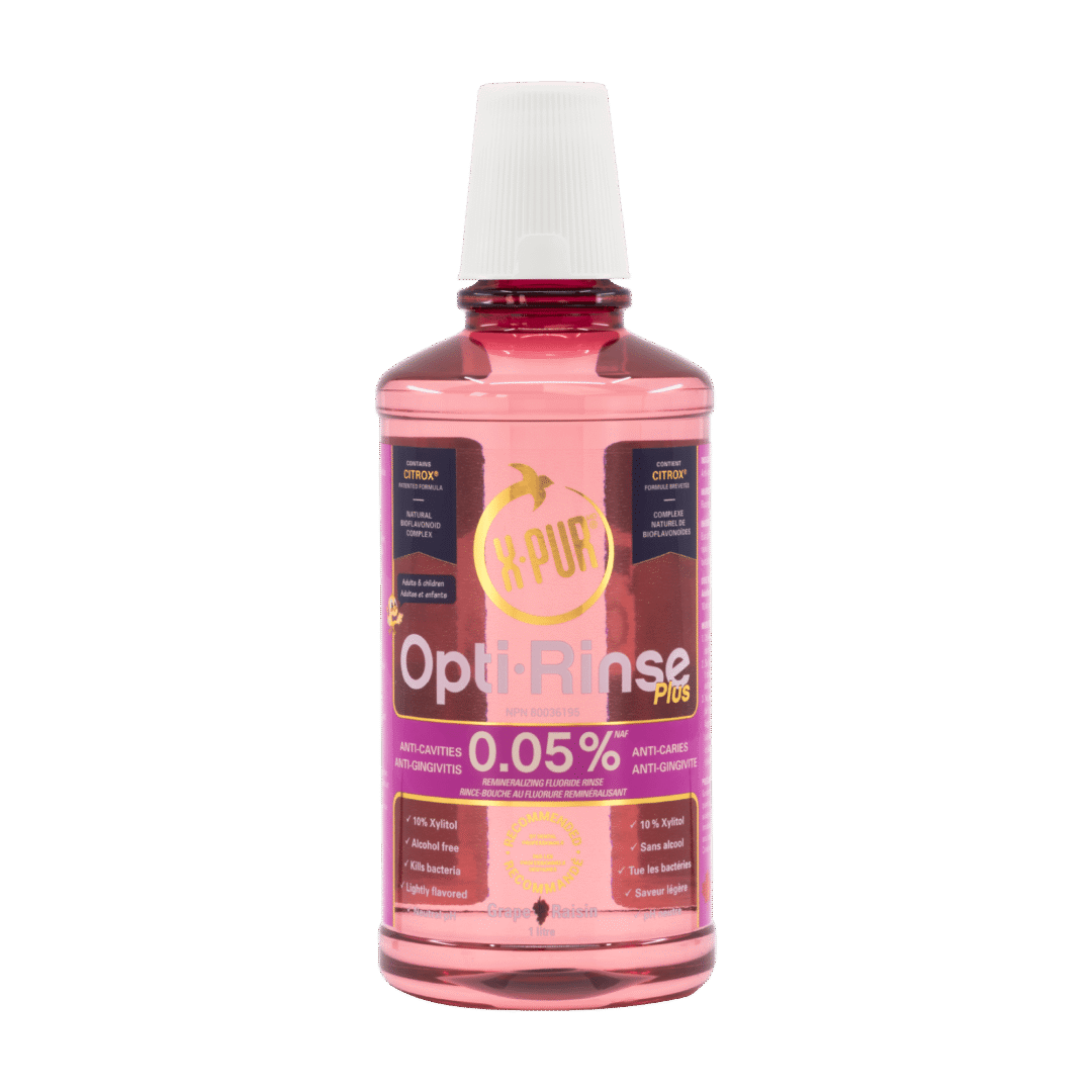 X-PUR Opti-Rinse Plus 0.05% Sodium Fluoride 1 L – Grape