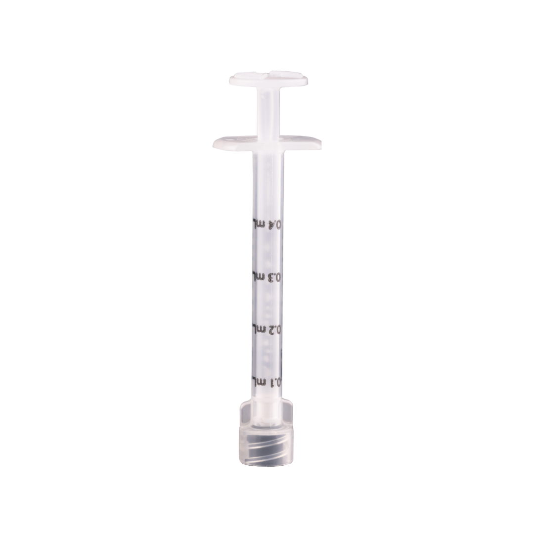 Graduated 0.4 mL Dispensing Syringes 100-Pack for Cetacaine