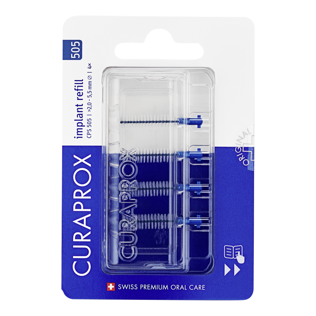 Curaprox CPS Implant interdental brushes 4-pack