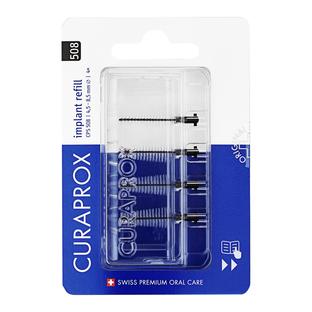 Curaprox CPS Implant interdental brushes 4-pack