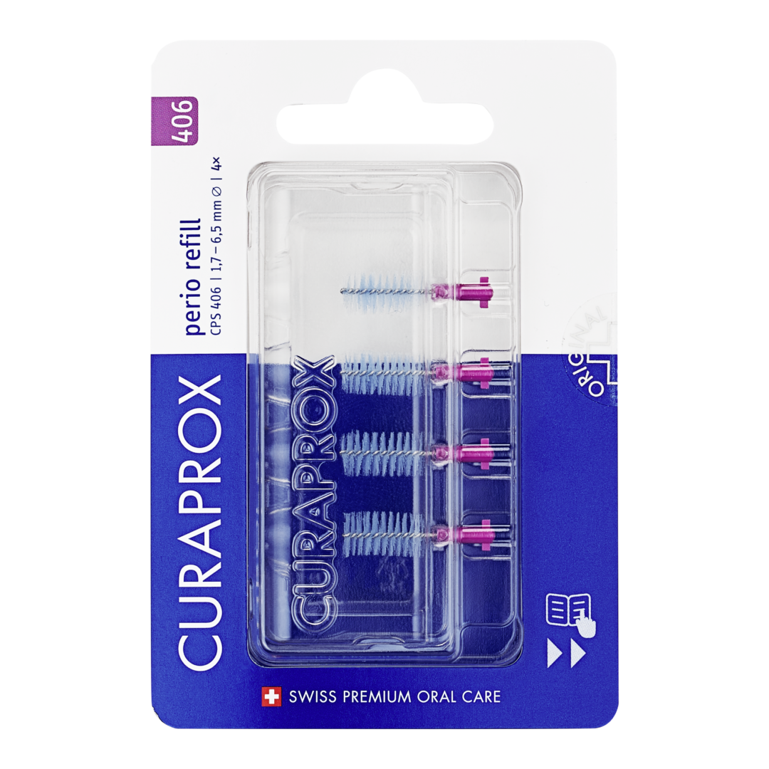 Curaprox CPS Perio interdental brushes refills 4-pack