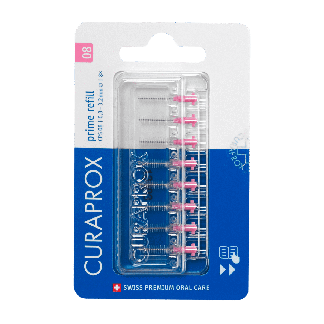 Curaprox CPS Prime Interdental Brushes Refills 8-Pack