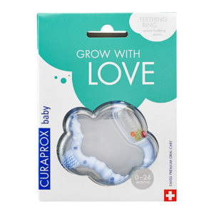 Curaprox Baby Teething Ring - Blue