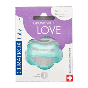 CURAPROX Baby soother size 1, turquoise