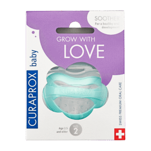 CURAPROX Baby soother size 2, turquoise