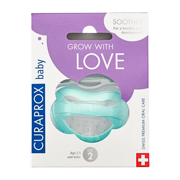 CURAPROX Baby soother size 2, turquoise