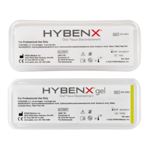HybenX Oral Tissue Decontaminant 2 × 1  mL Syringes - Gel