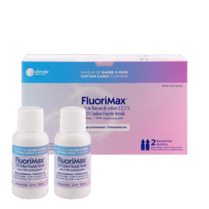 FluoriMax 2.5% NaF Varnish 2 × 12 mL Bottles Kit - Cotton candy