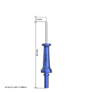 Reusable Periodontal Tip for Woodpecker Laser Smart Blue LX16 Plus LX16 - MF3-4
