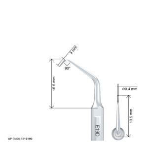 Retropreparation Endodontic Tips - E19D, 3 mm, Standard