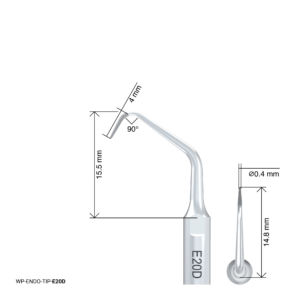 Retropreparation Endodontic Tips - E20D, 6 mm, Standard