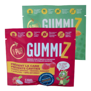 X-PUR GummiZ Samples Xerostomia Caries Treatments for your Patients 12 Packs of 5 Gummies