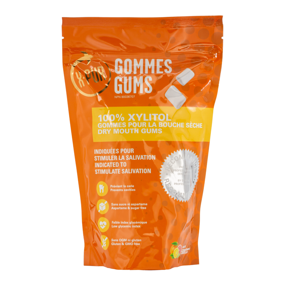 X-PUR Gums 100% Xylitol 500 pieces bag