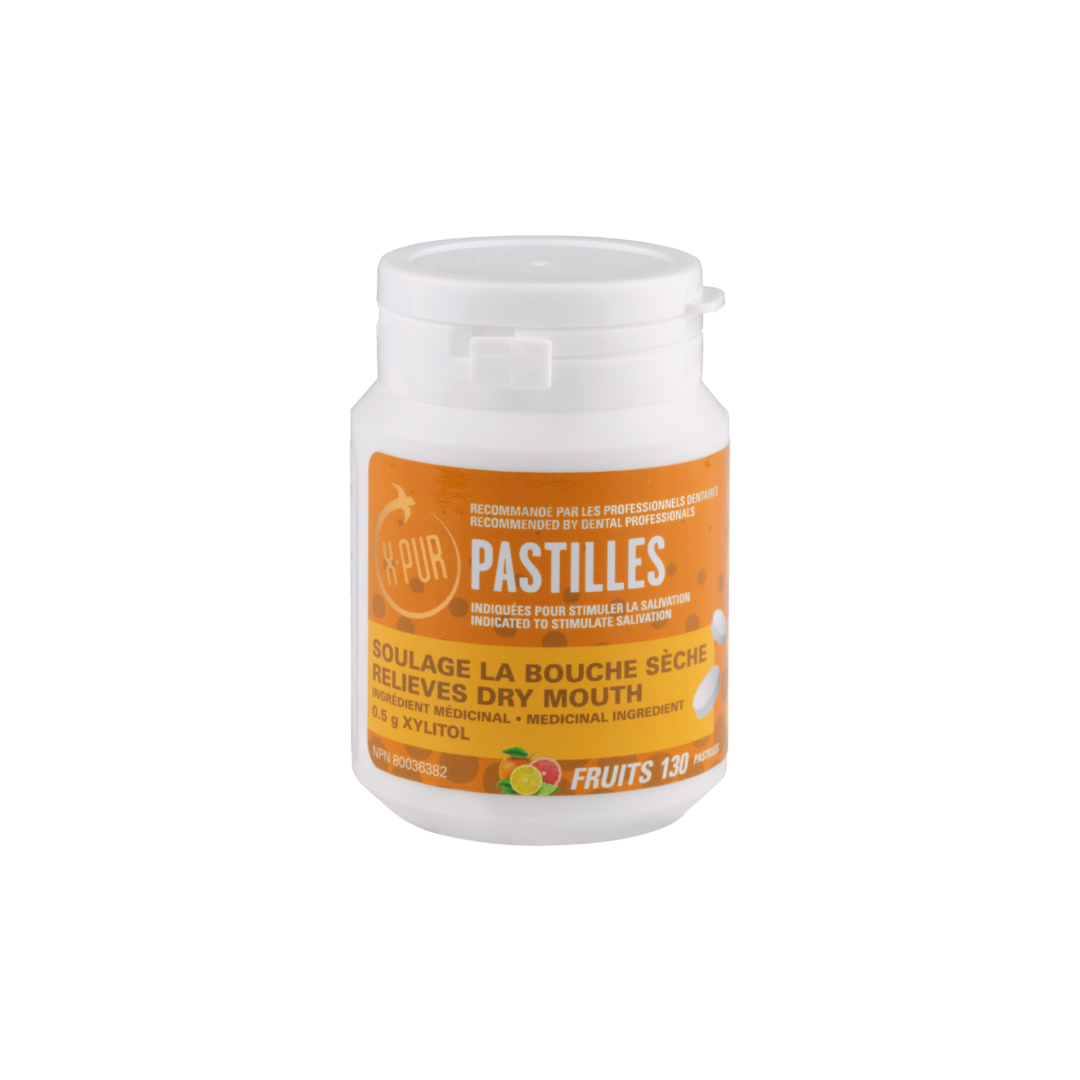X-PUR Pastilles 100% Xylitol 130 Pieces Bottle