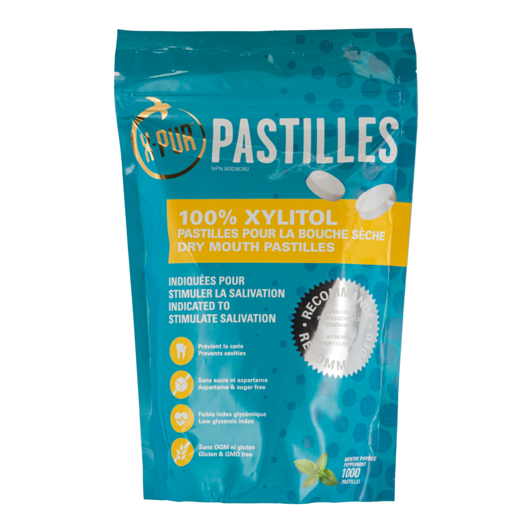 X-PUR Pastilles 100% Xylitol 1,000 Pieces Bag